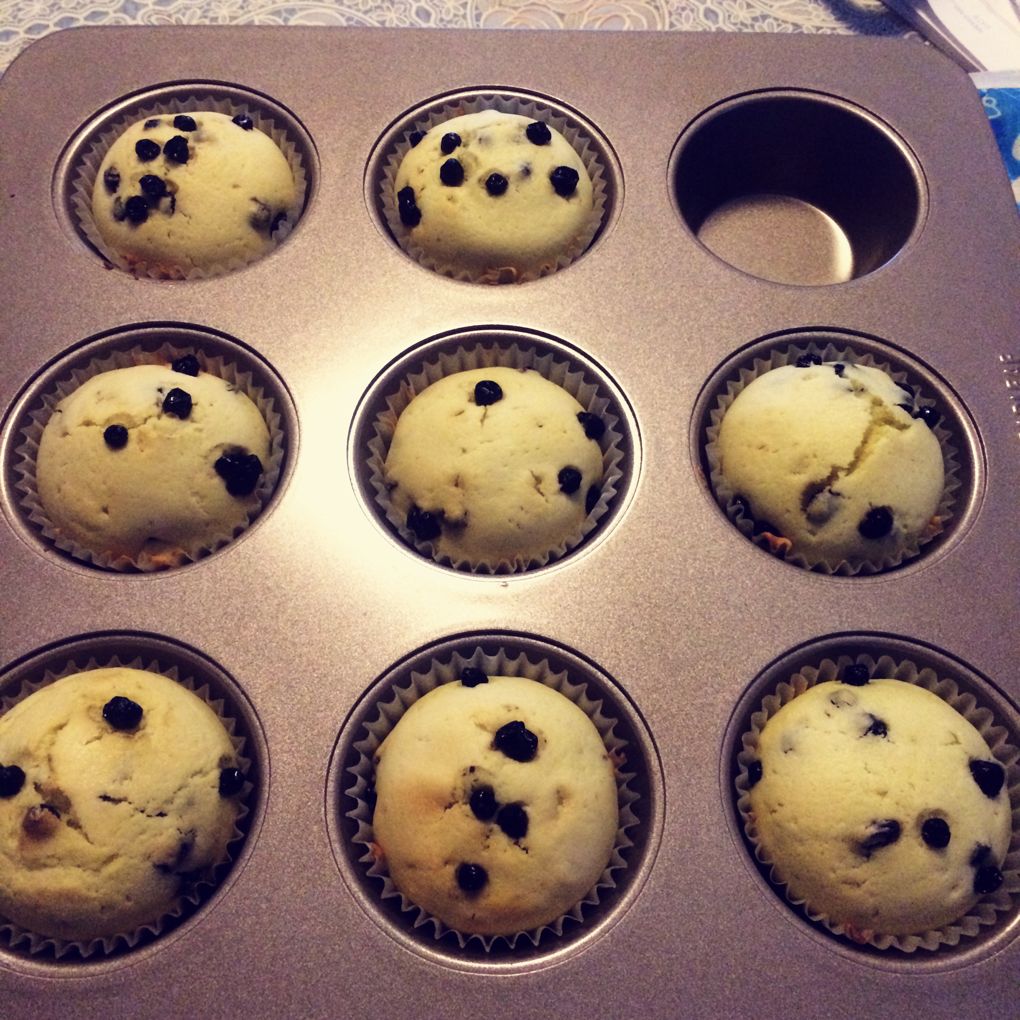 蓝莓玛芬蛋糕 Blueberry Muffin