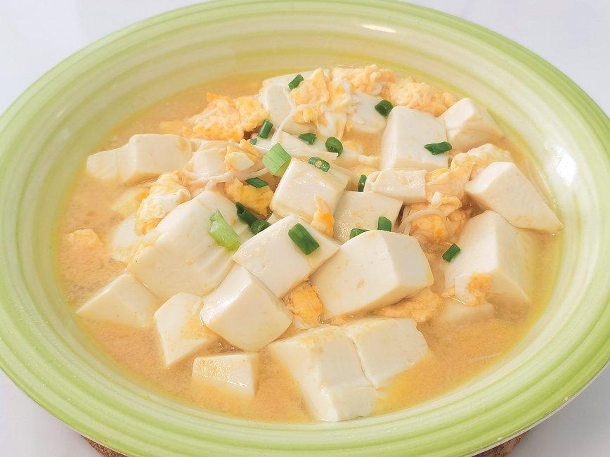 【金秋“食”节】蟹黄豆腐煲（咸蛋黄豆腐煲）🥘