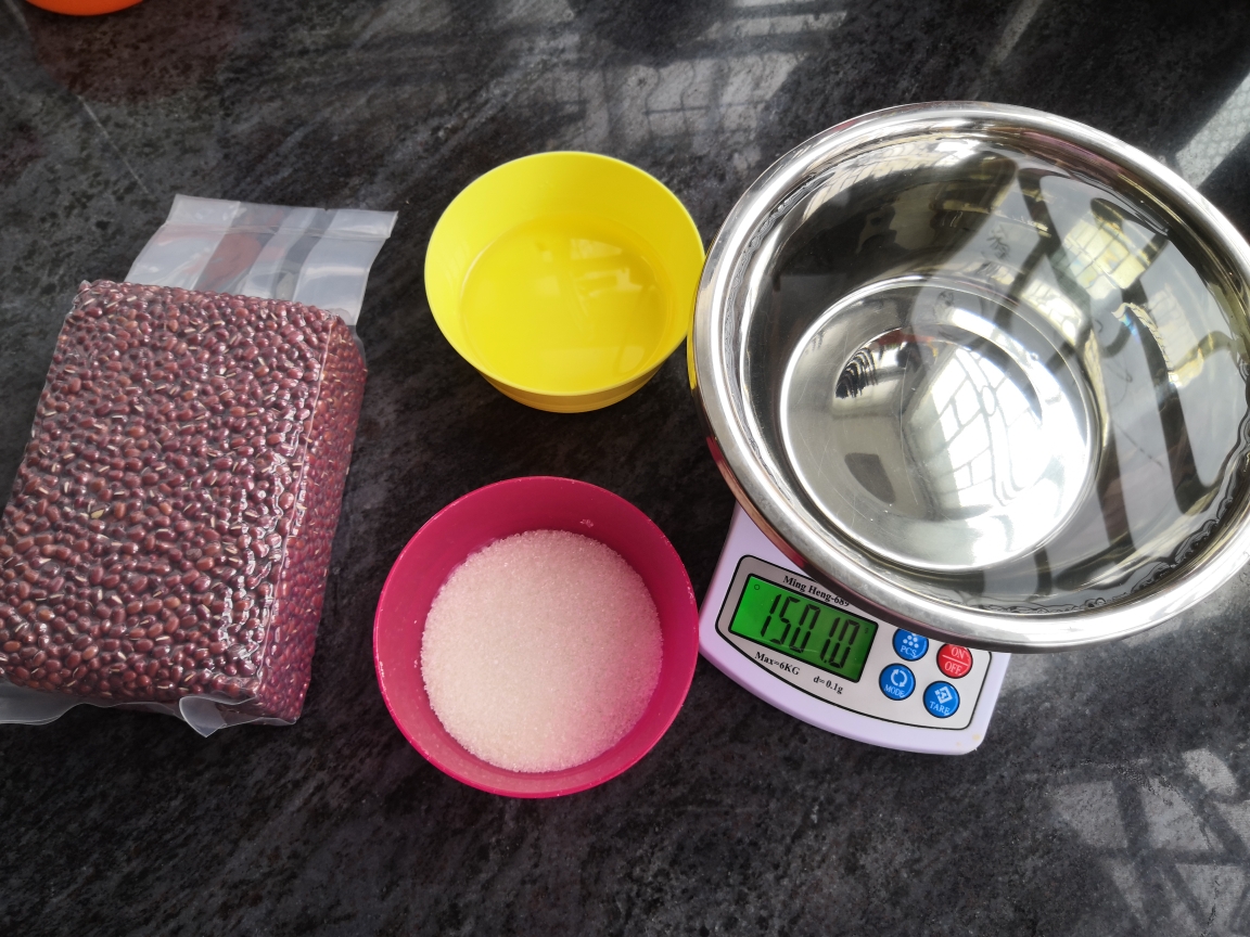 红豆沙自制少糖无猪油版的做法 步骤1