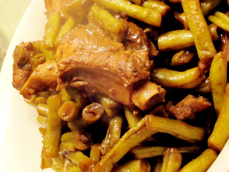 排骨炖豆角