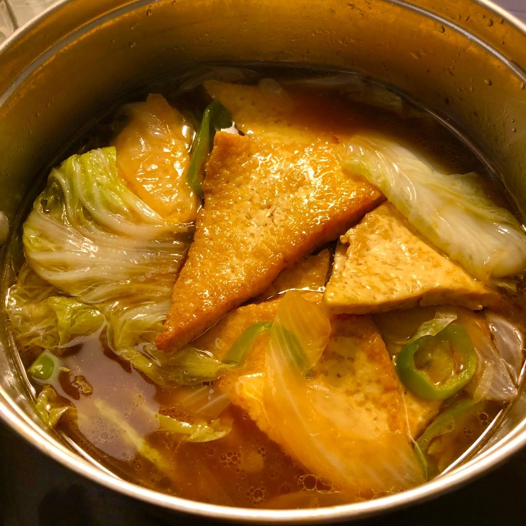 白菜豆腐煲