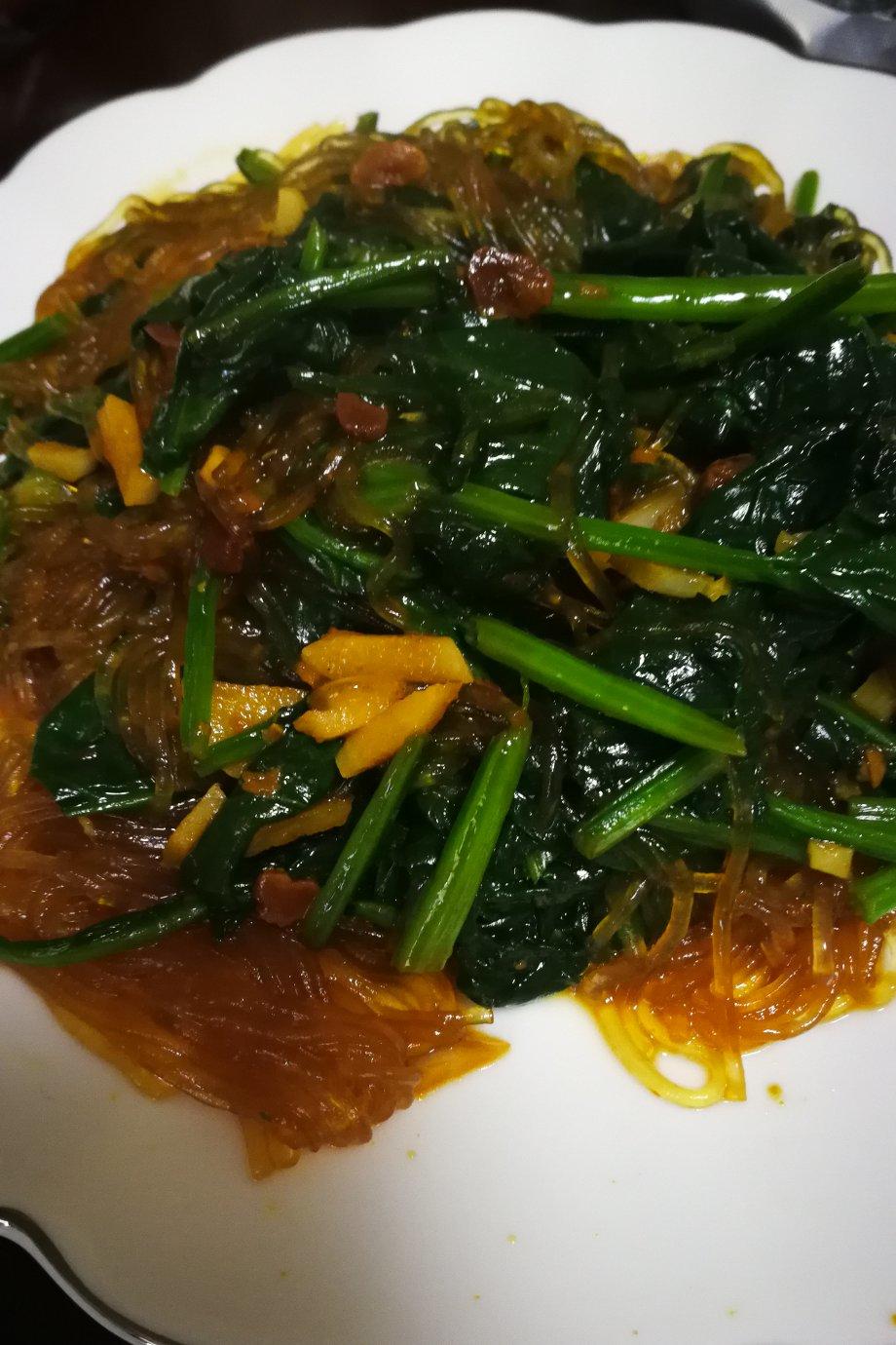 酱拌菠菜粉