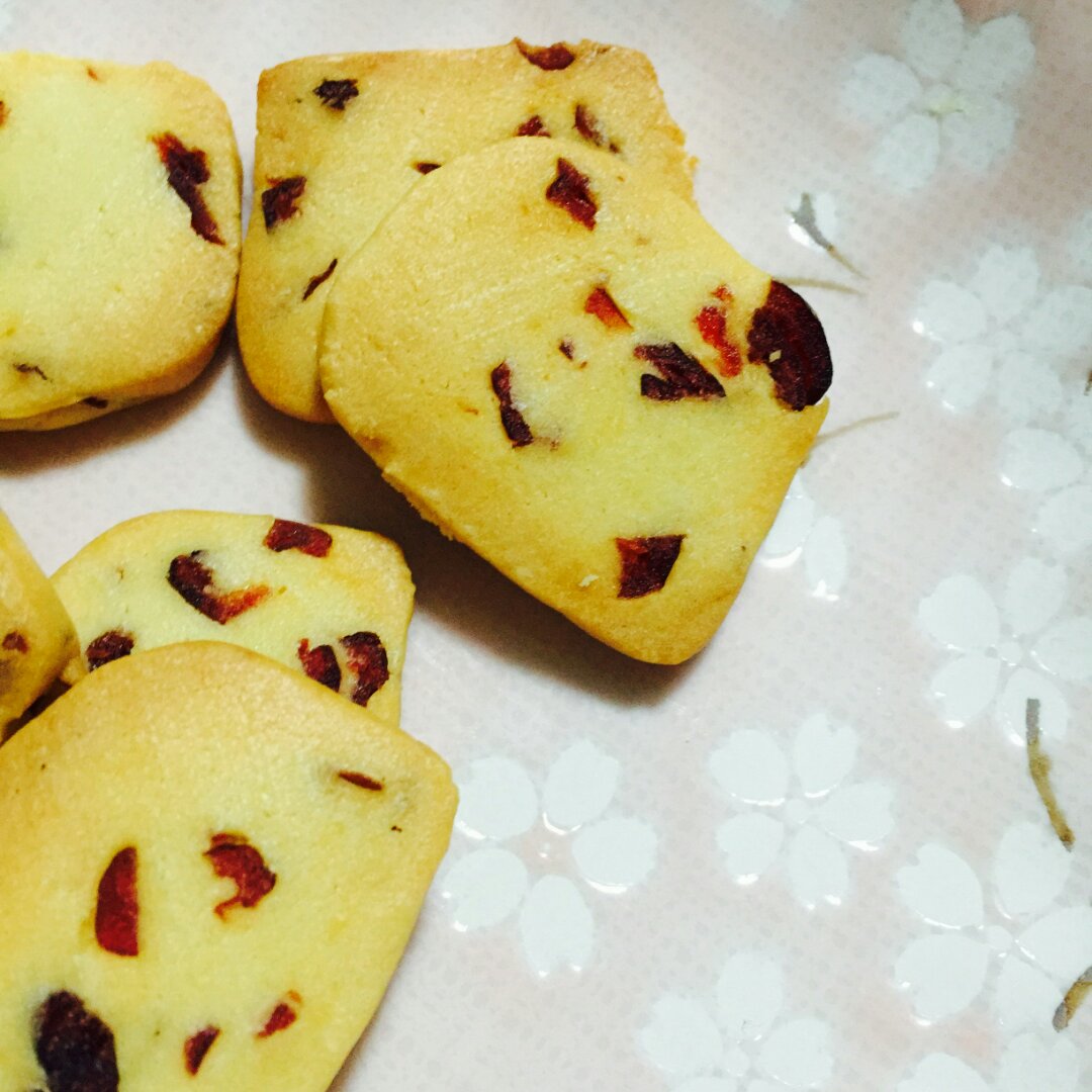 低糖少油版蔓越莓饼干