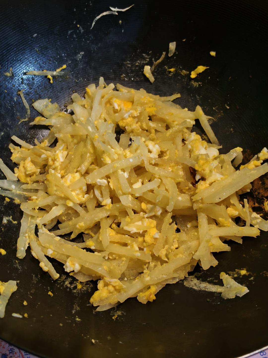 沙葛炒鸡蛋