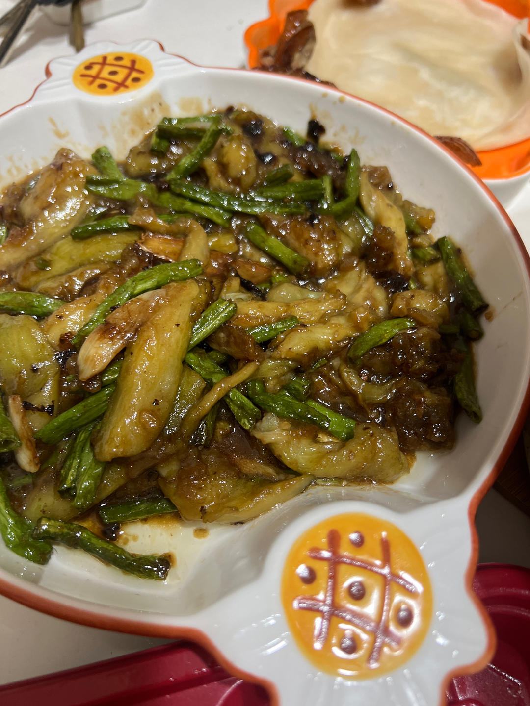 豆角烧茄子