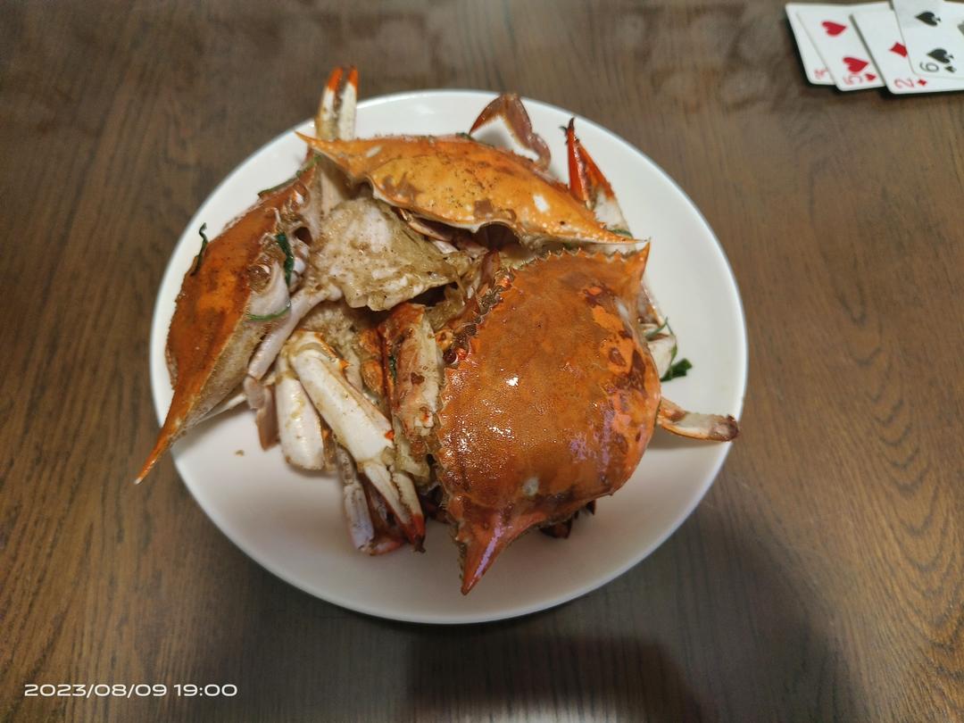 葱姜炒蟹 Fried Crabs