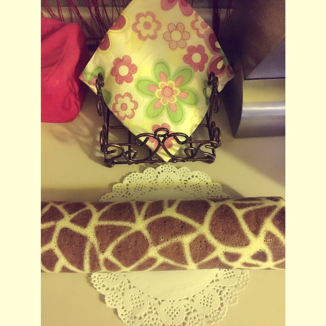 超萌长颈鹿蛋糕卷