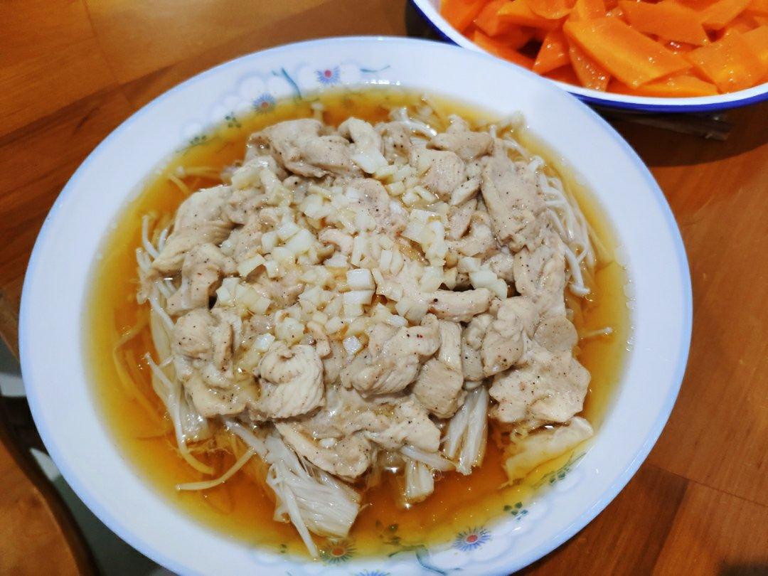 蒜蓉蒸鸡胸（鸡腿）