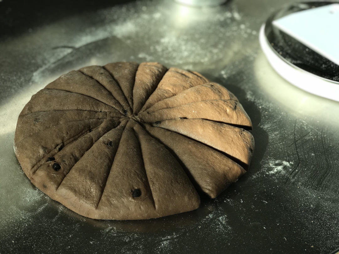 双重巧克力爆浆小餐包