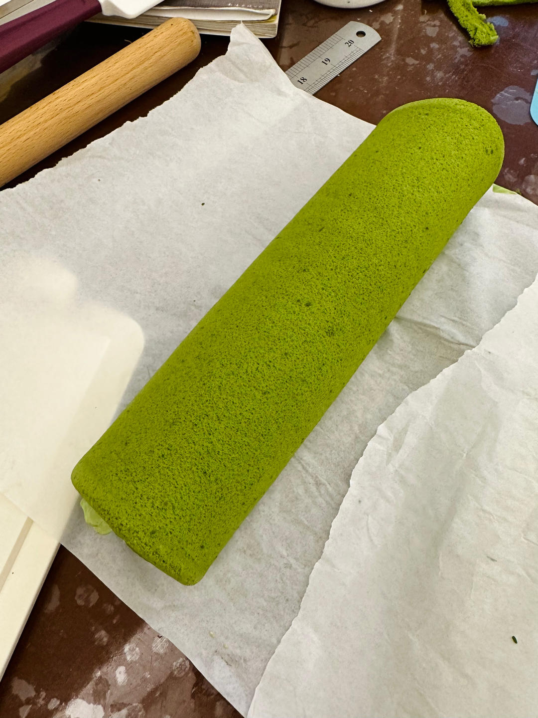 抹茶红豆蛋糕卷（福田淳子版）