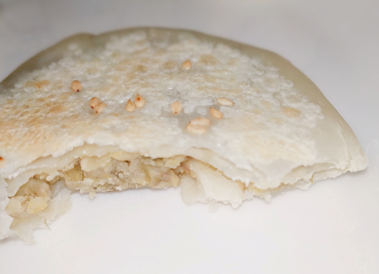 超懒的酥皮绿豆饼（饺子皮版本）的做法