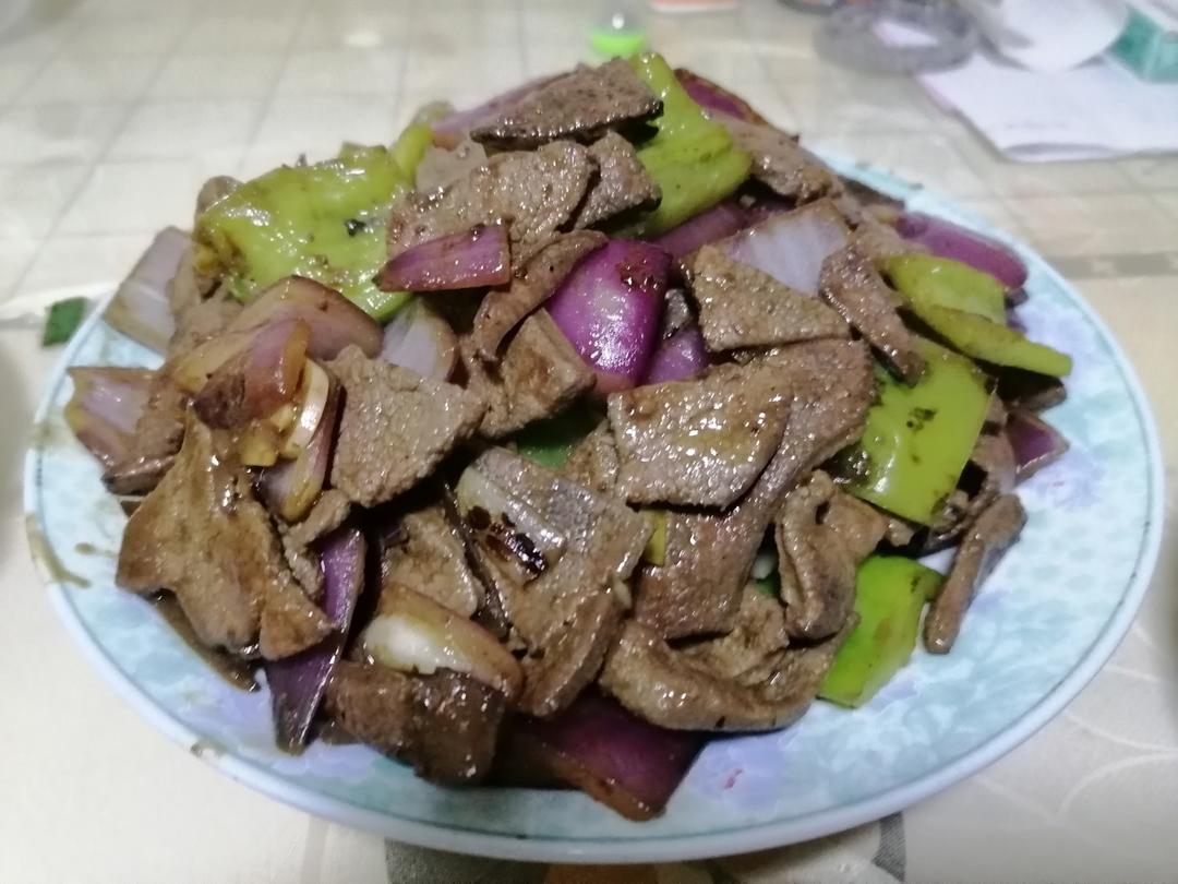嫩炒猪肝