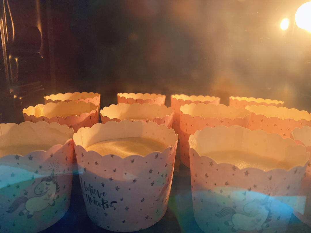 纸杯蛋糕 8寸戚风蛋糕的量