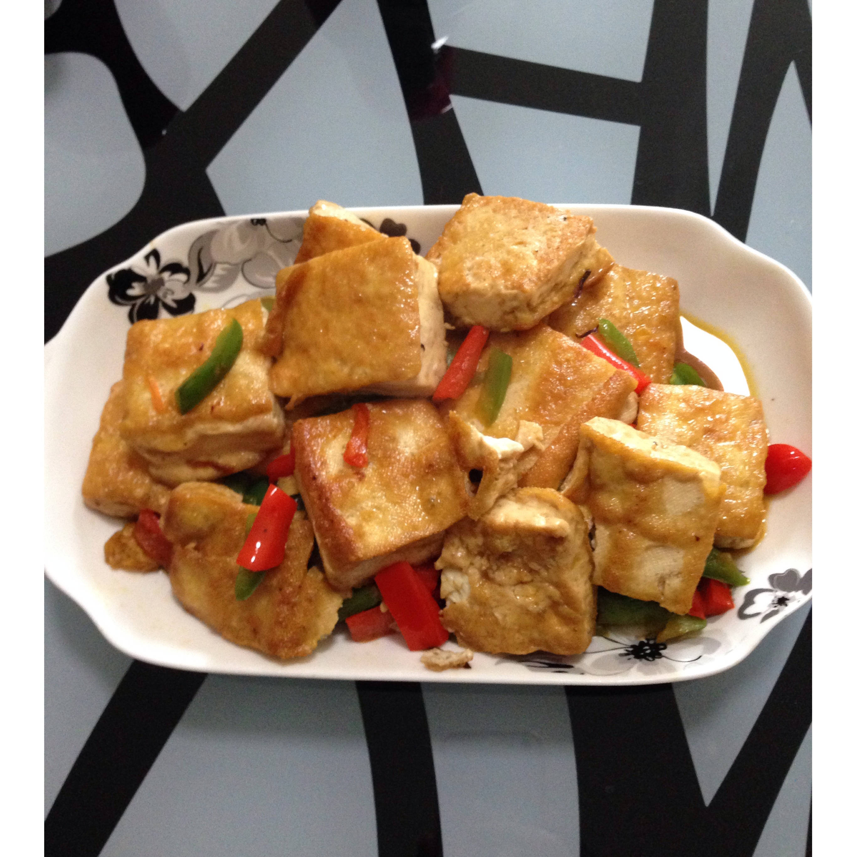 家常豆腐(彩椒版)