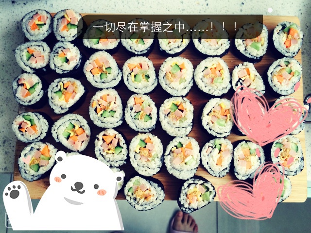 简单寿司/鸡蛋寿司/反转寿司/花样寿司/紫菜包饭