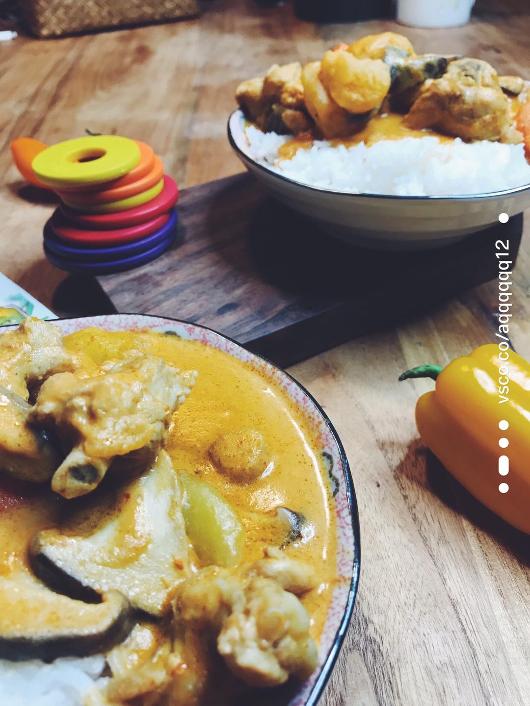 咖喱咖喱 必须加椰浆的做法