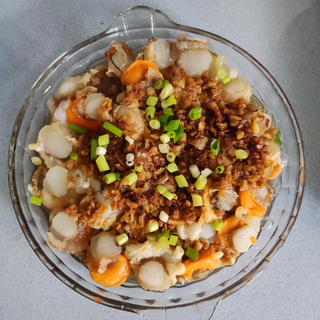 蒜蓉扇贝肉蒸粉丝
