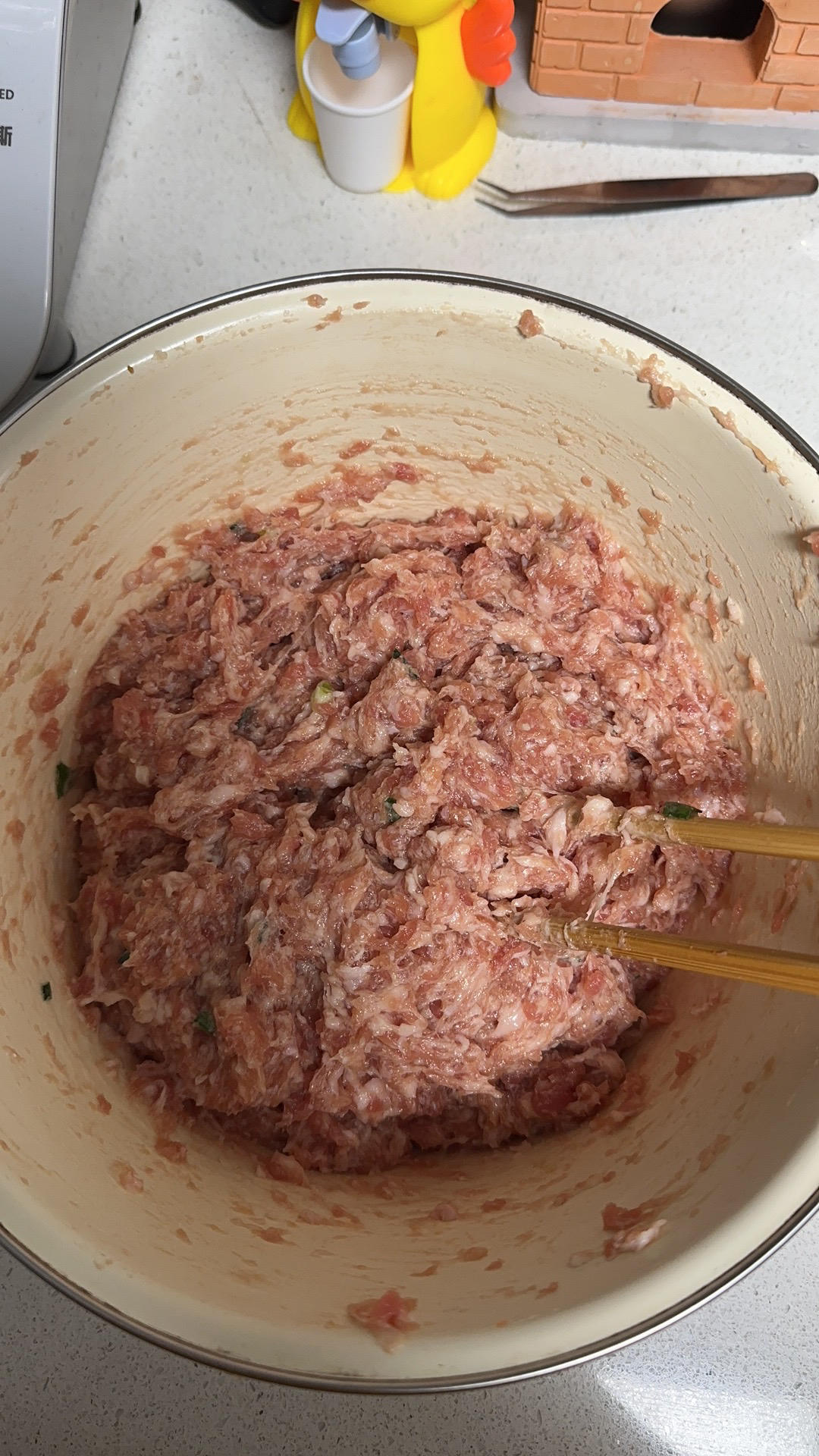 肉不柴的馄饨馅