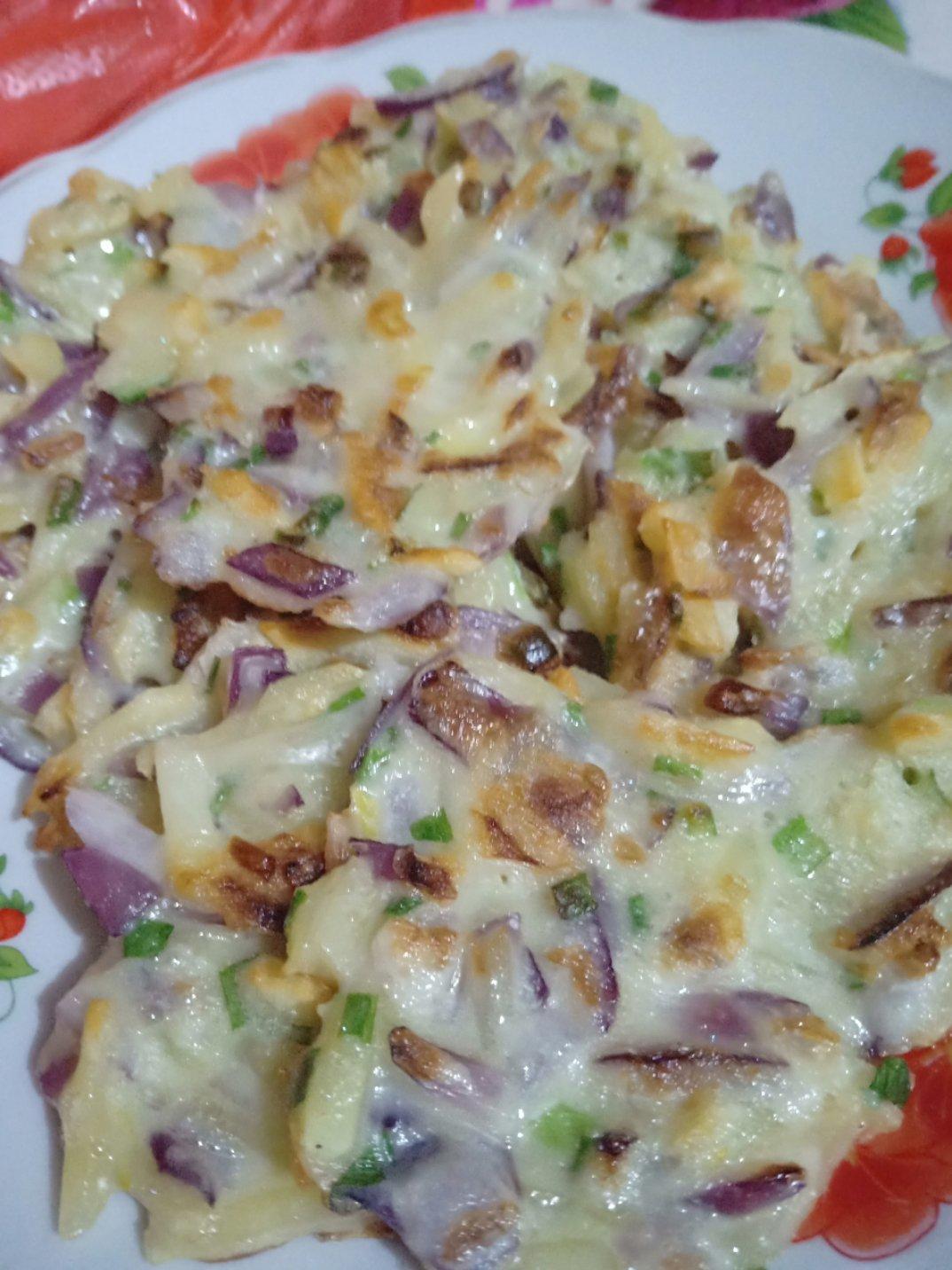 土豆洋葱煎饼