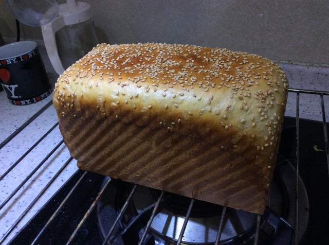 抹茶蜜豆吐司
