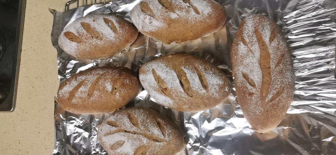 咖啡核桃软欧包