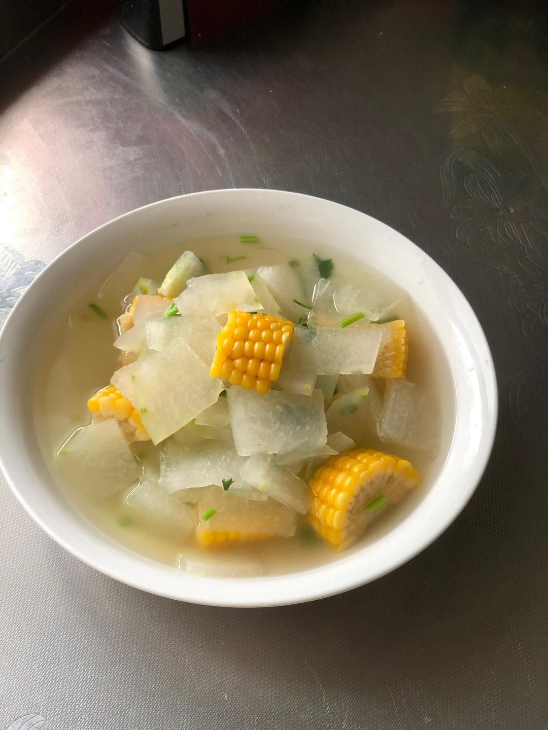 越吃越瘦的减脂餐——冬瓜玉米汤