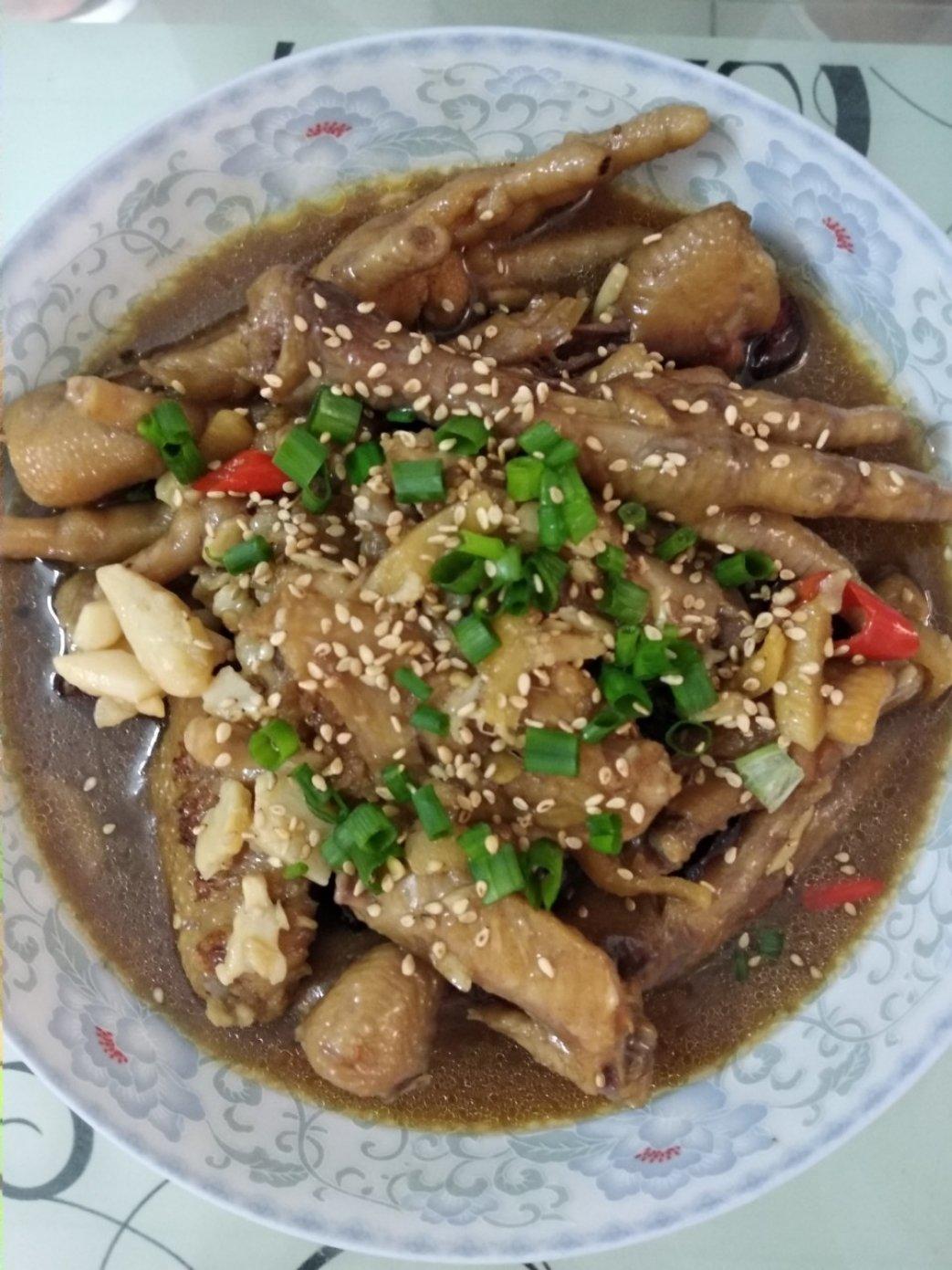 香辣卤鸡爪