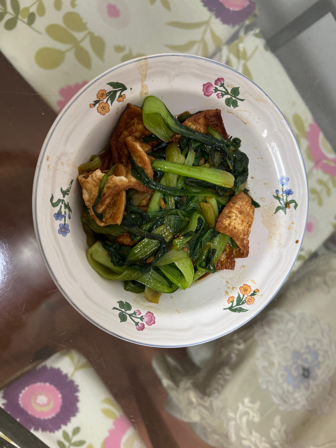 青菜炒豆腐