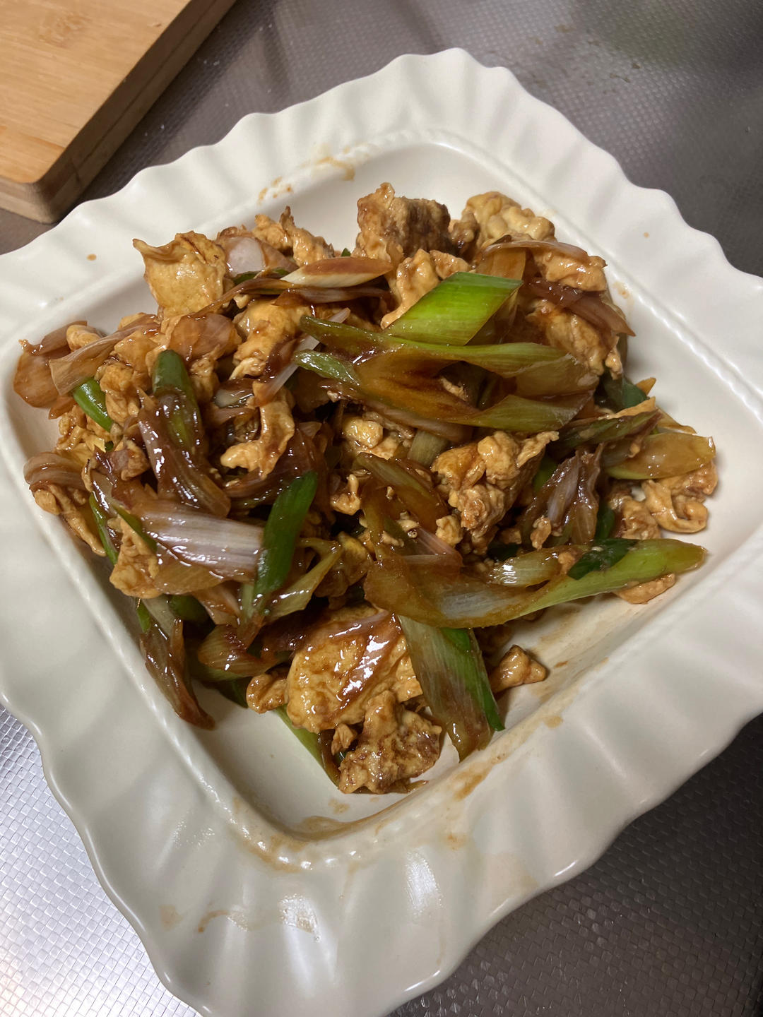 超下饭的大葱炒鸡蛋