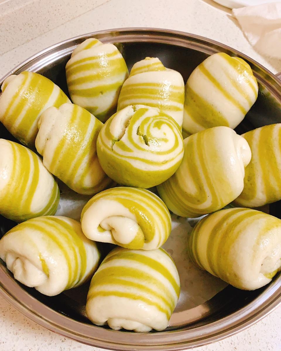 好吃的【树纹芝士馒头】超详细手揉光面馒头视频及总结