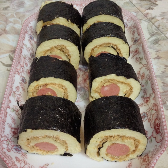 【蛋糕卷寿司】海苔肉松蛋卷