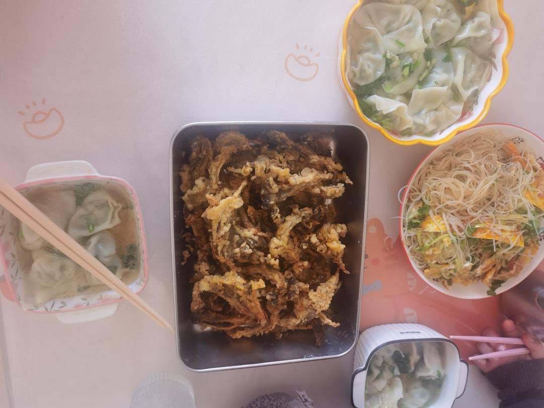 干炸蘑菇的做法，大人小孩都喜欢