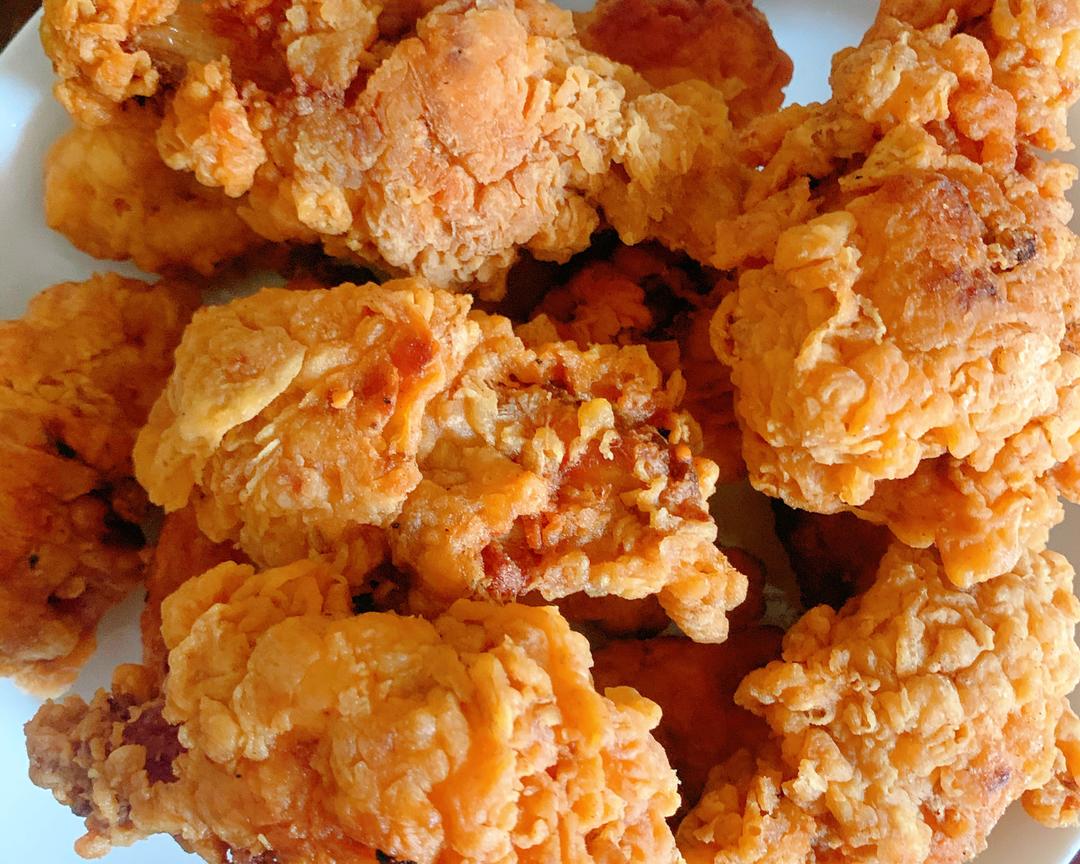 酥脆炸鸡翅（可比美M记的麦辣翅）