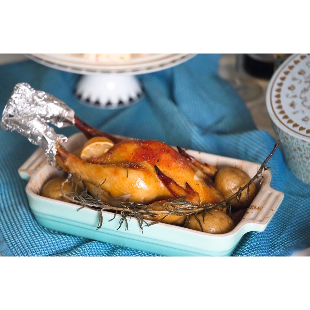 袋袋烤鸡--自制腌料+脆皮秘籍