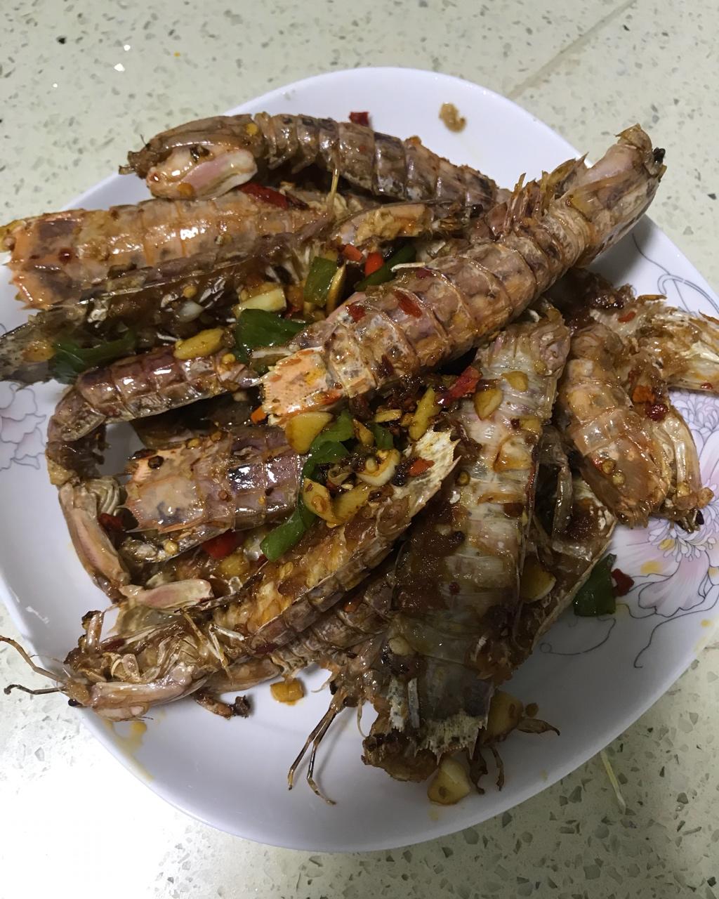 爆炒皮皮虾
