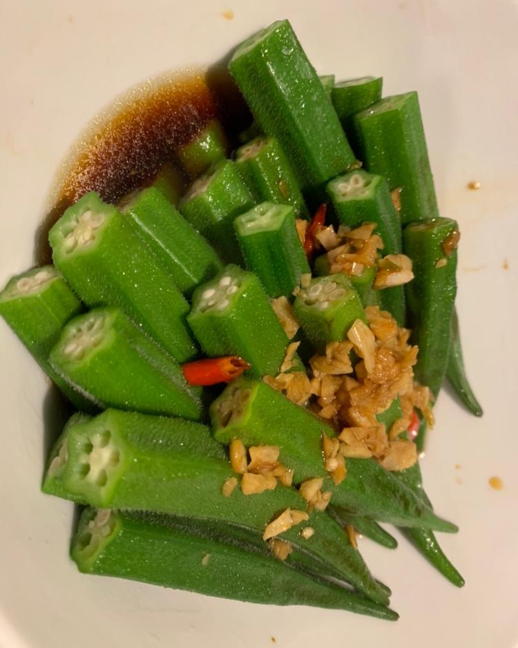 蒜蓉秋葵