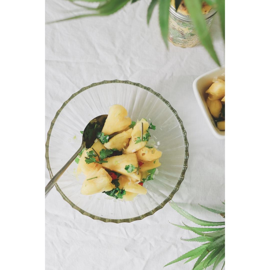 凉拌菠萝（米米姐教我的，超级爱）