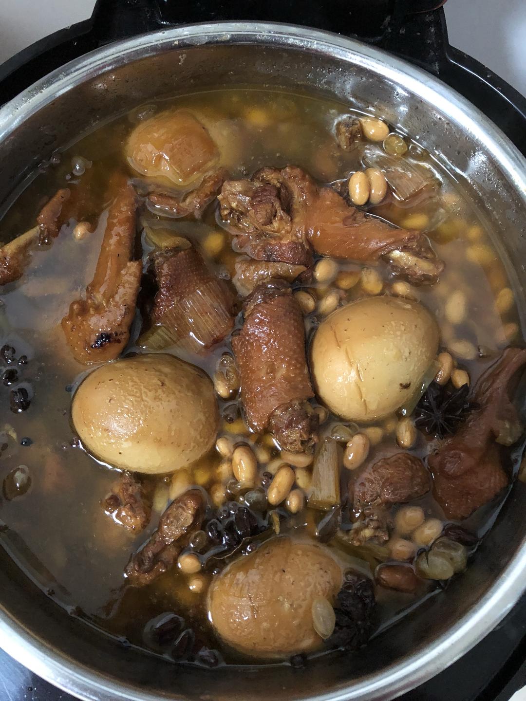 小鸡炖黄豆的做法