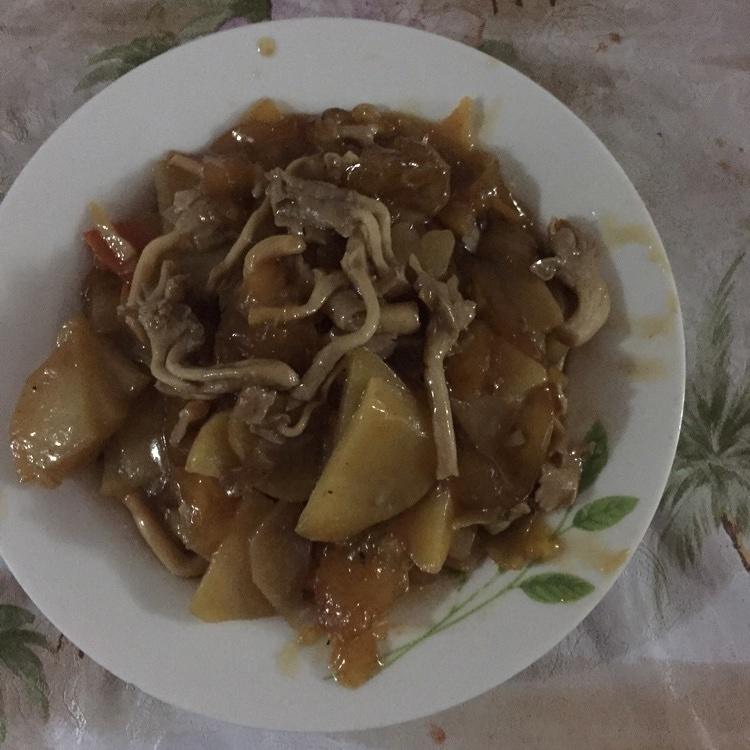 土豆炒拉皮的做法