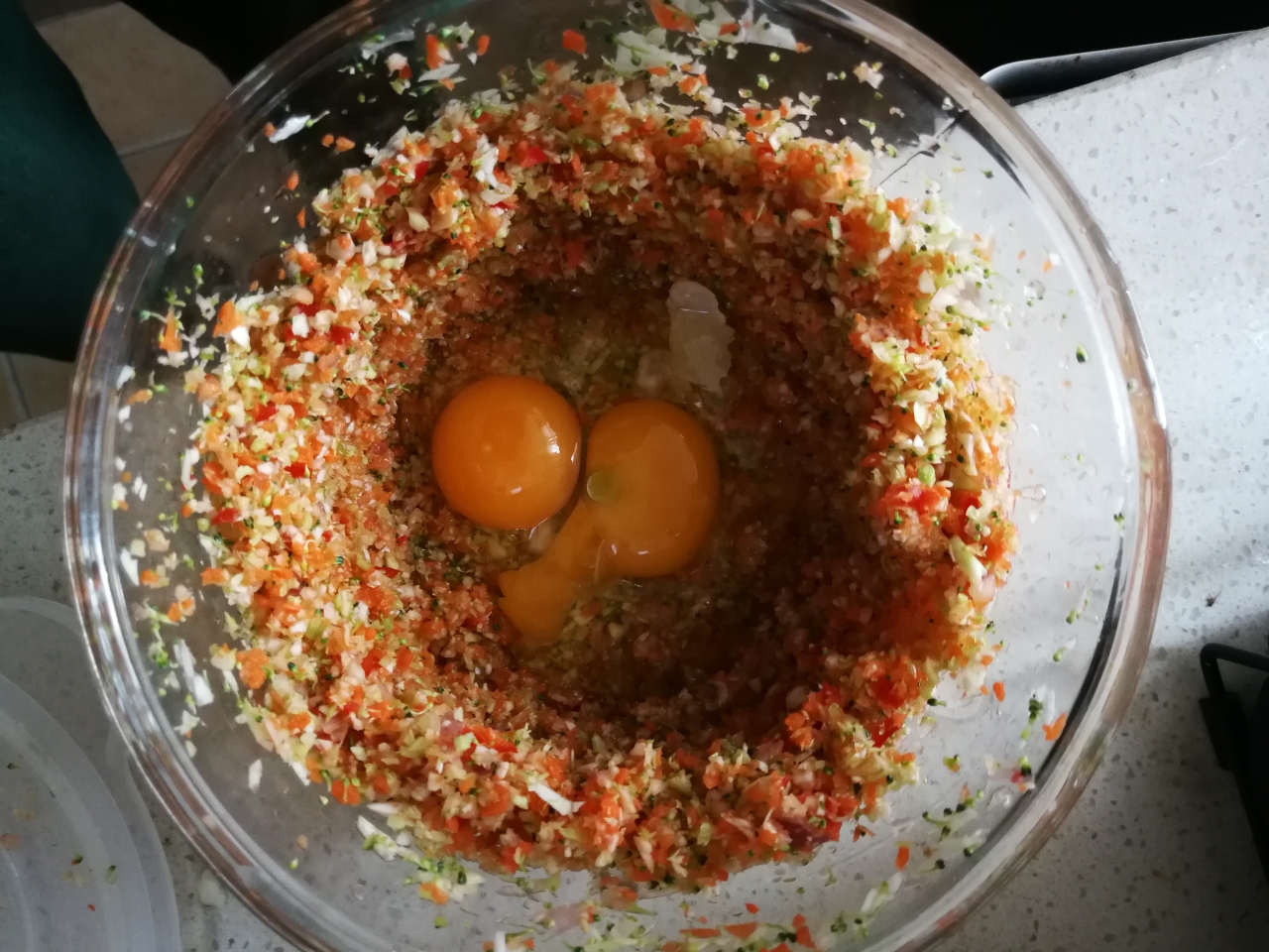 蔬菜鸡蛋饼的做法 步骤4