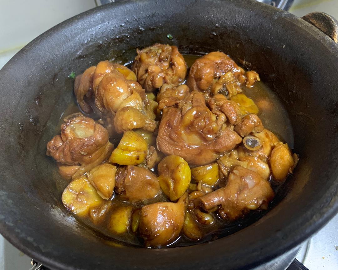 栗子焖鸡是属于秋天的味道