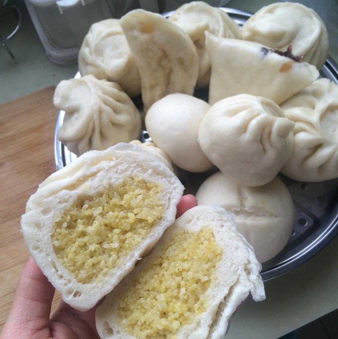 大黄米杂粮包子