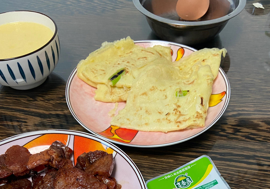 葱花鸡蛋饼