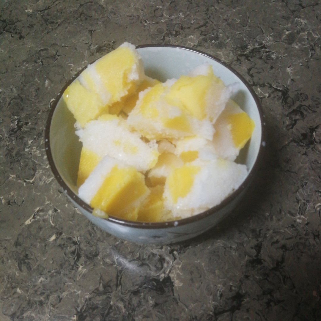 午后小甜点芒果椰汁糕教程