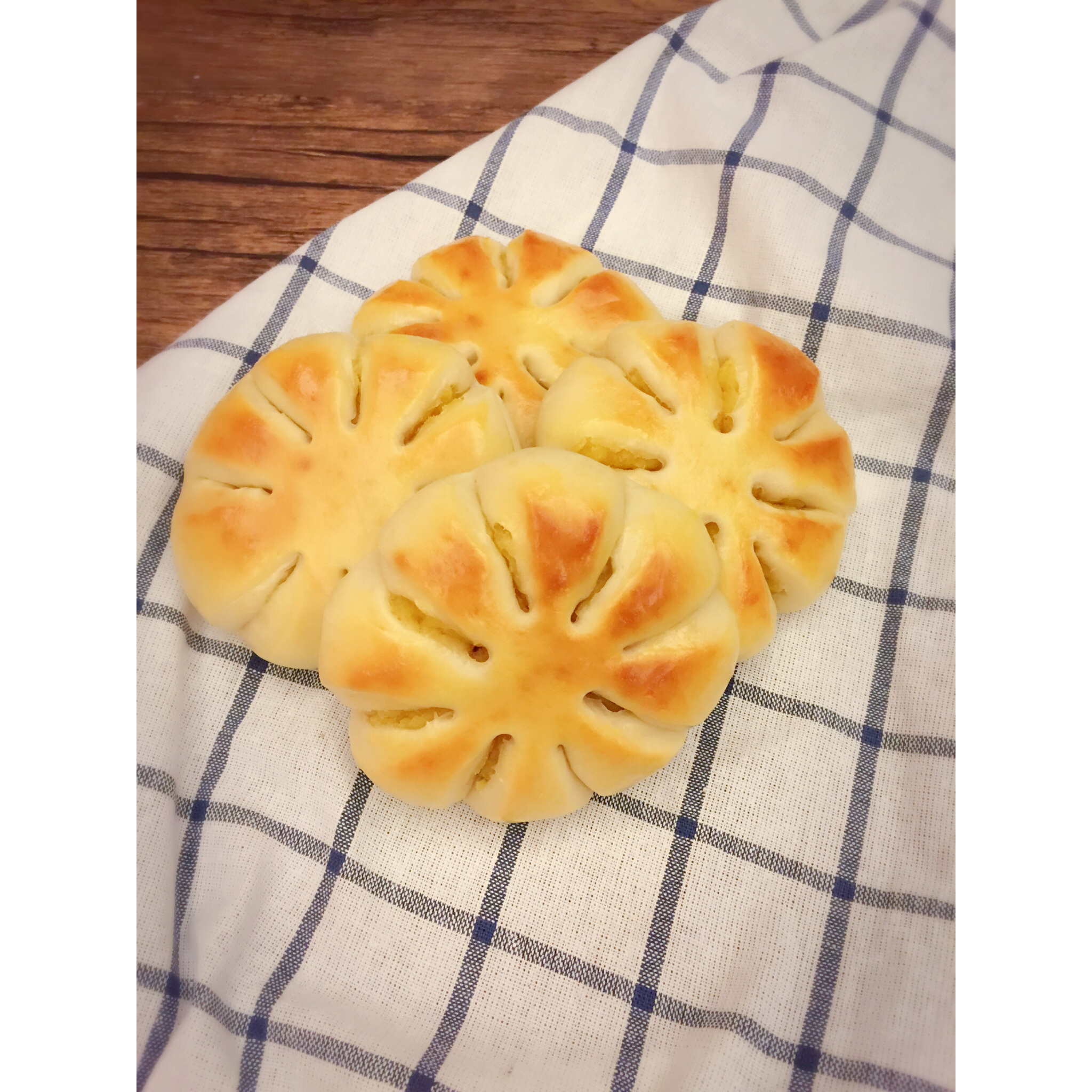 花朵面包（快手版本）