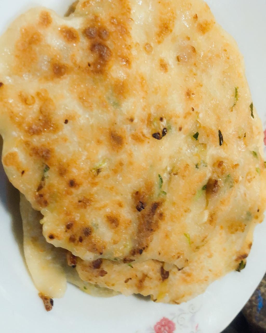 饺子皮葱油饼