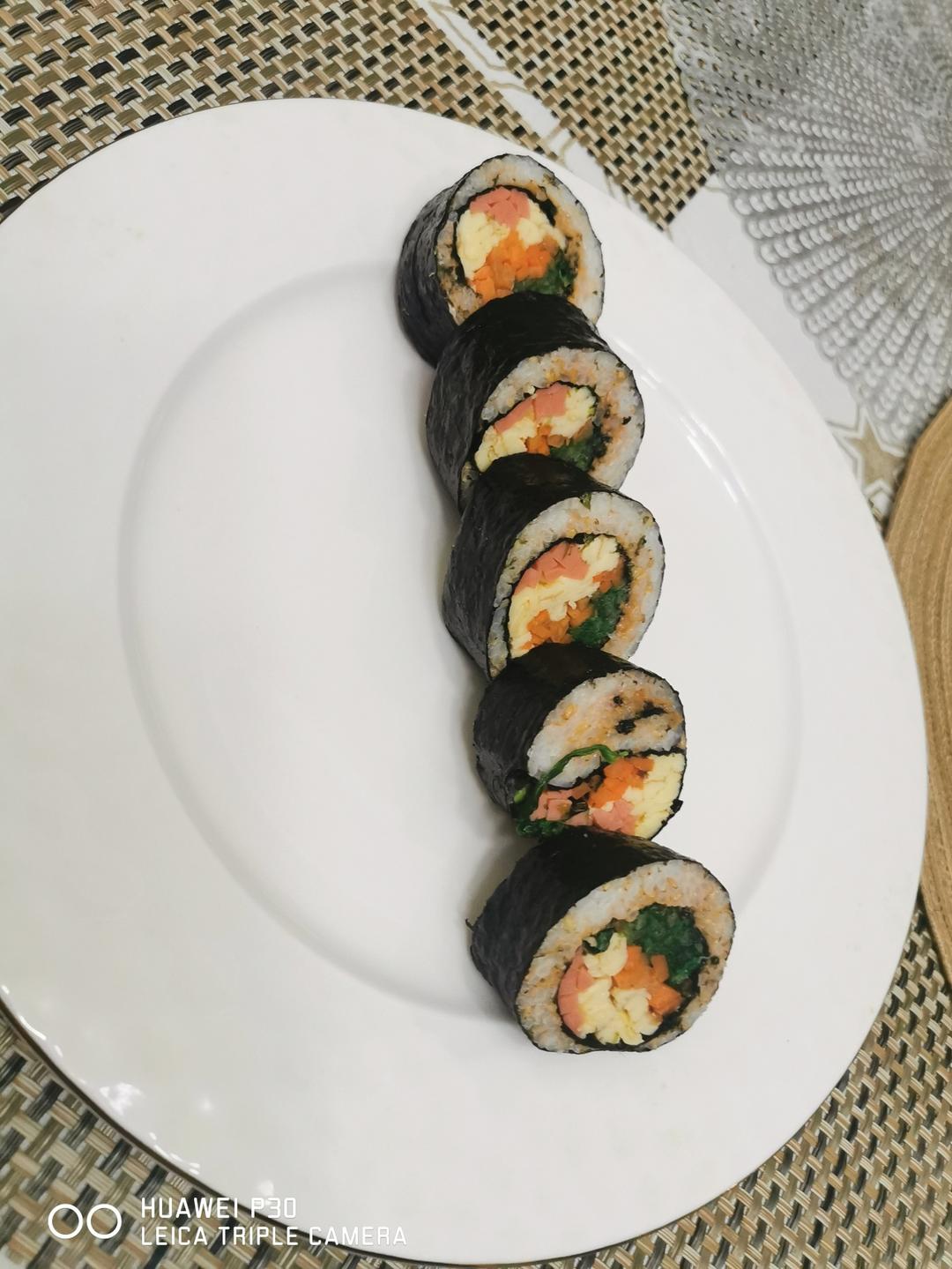 高颜值的紫菜包饭