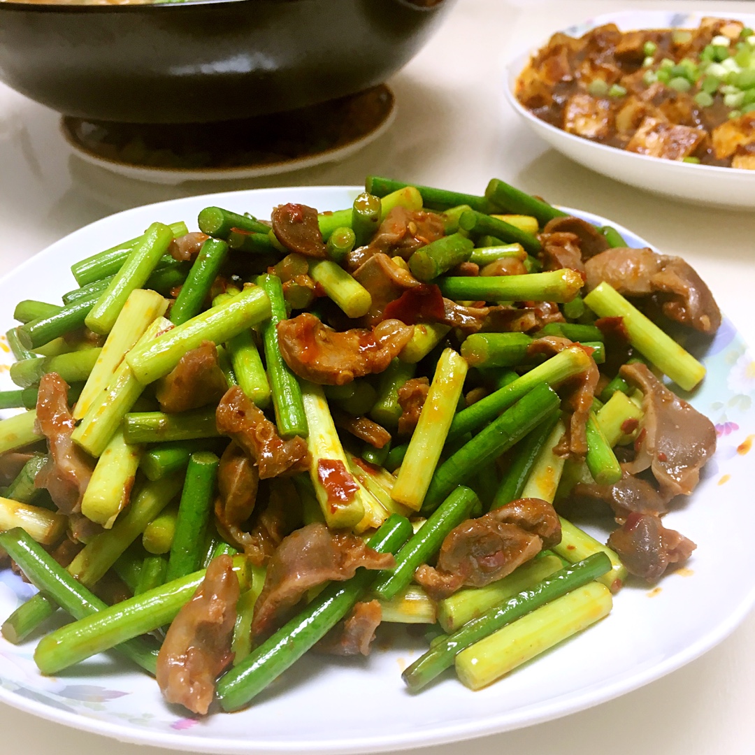 爆炒鸡胗