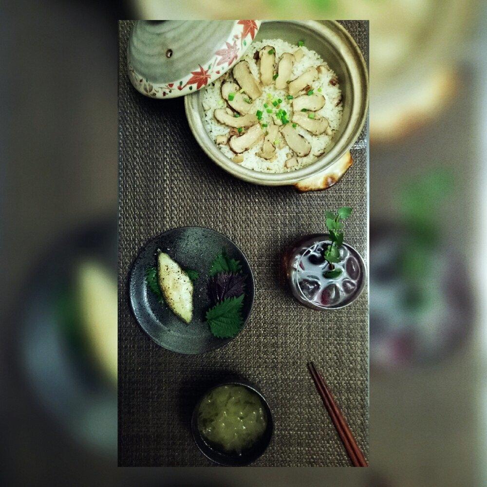 松茸腊肠焖饭