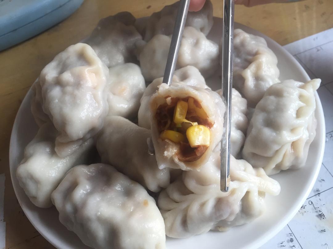 玉米猪肉饺
